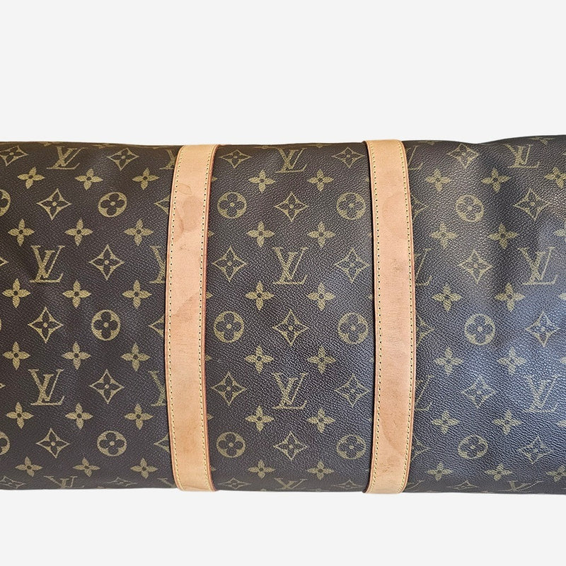 MONOGRAM CANVAS KEEPALL 55 BANDOULIERE