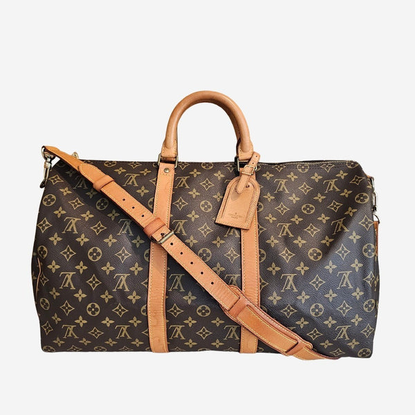 MONOGRAM CANVAS KEEPALL BANDOULIERE 50