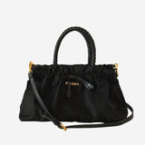 Nylon bow crossbody