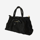 Nylon bow crossbody