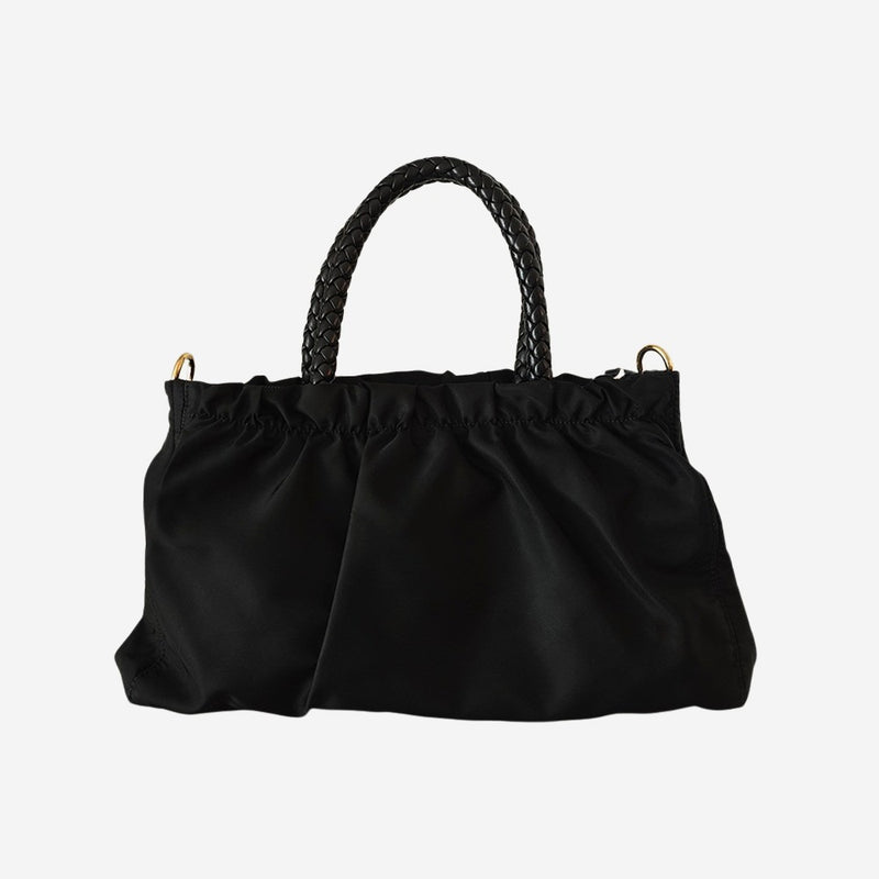 Nylon bow crossbody