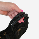 Nylon bow crossbody