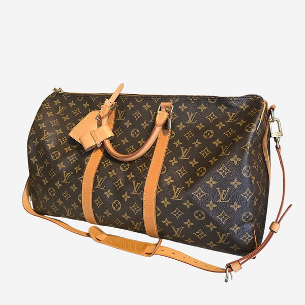 MONOGRAM CANVAS KEEPALL BANDOULIERE 50