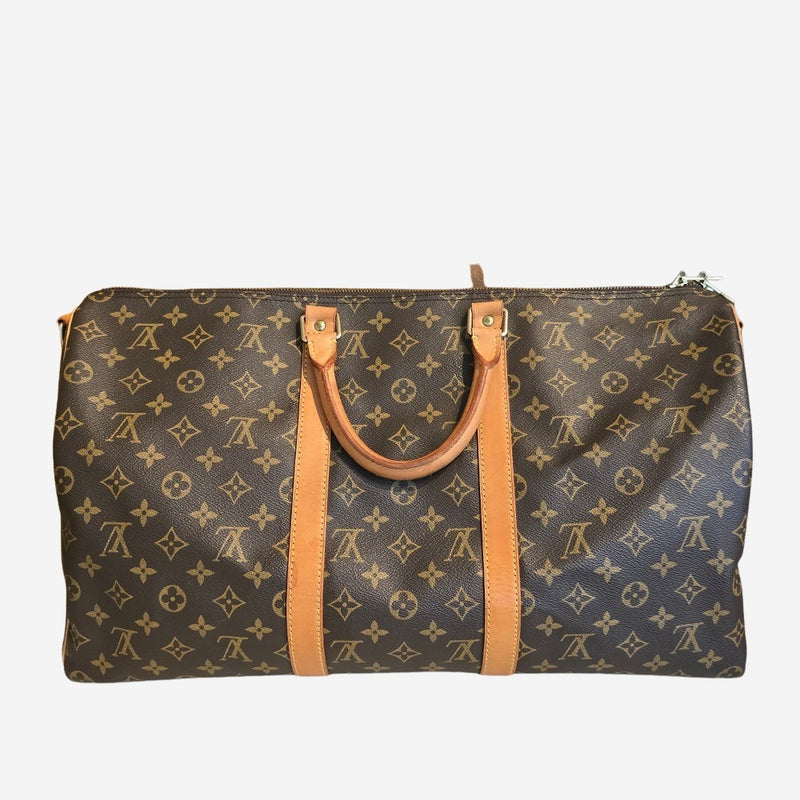 MONOGRAM CANVAS KEEPALL BANDOULIERE 50