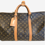 MONOGRAM CANVAS KEEPALL BANDOULIERE 50