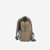 MEDIUM Aged calfskin EASY FLAP BAG