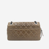 MEDIUM Aged calfskin EASY FLAP BAG