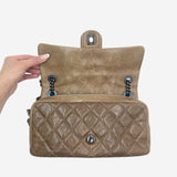 MEDIUM Aged calfskin EASY FLAP BAG