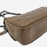 MEDIUM Aged calfskin EASY FLAP BAG