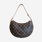 MONOGRAM CANVAS CROISSANT MM