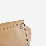 Beige Twin Pocket Tote