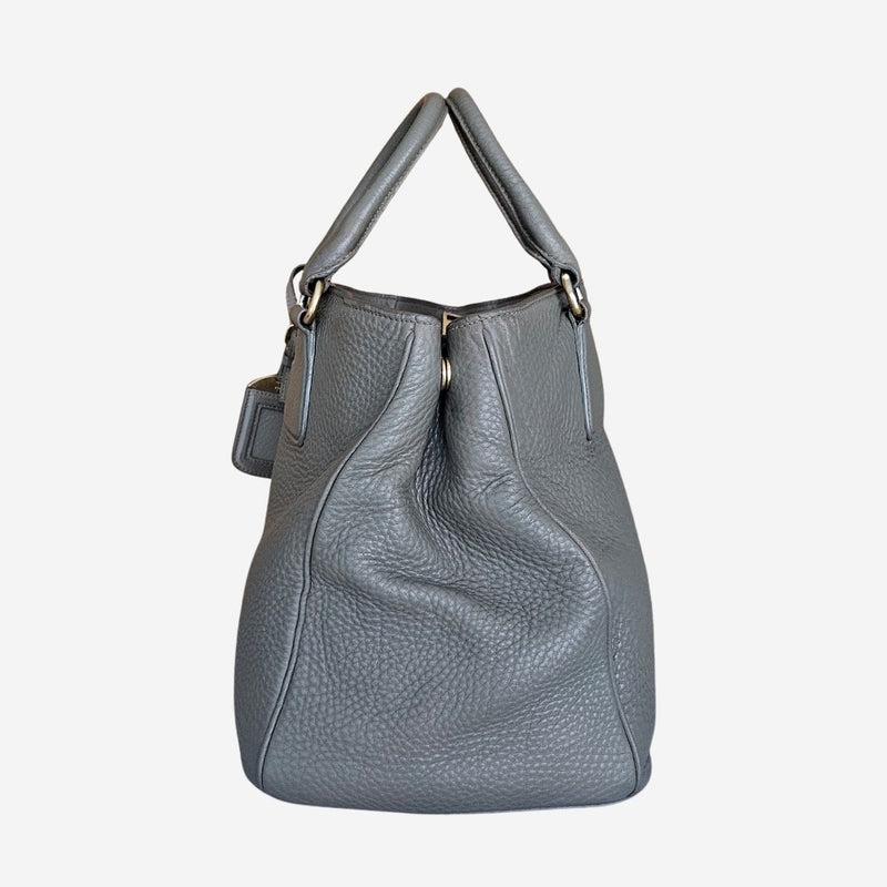 Vitello Daino Open Tote grå
