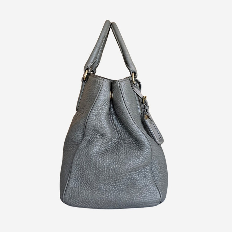 Vitello Daino Open Tote grå