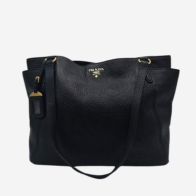 Vitello Daino Side pocket tote