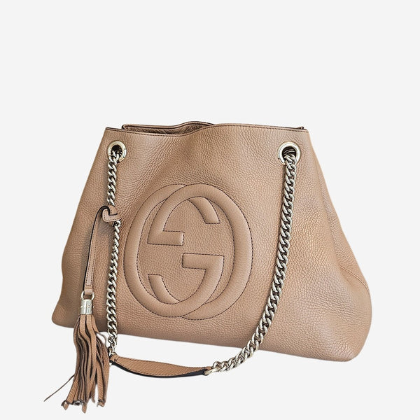Beige soho tote