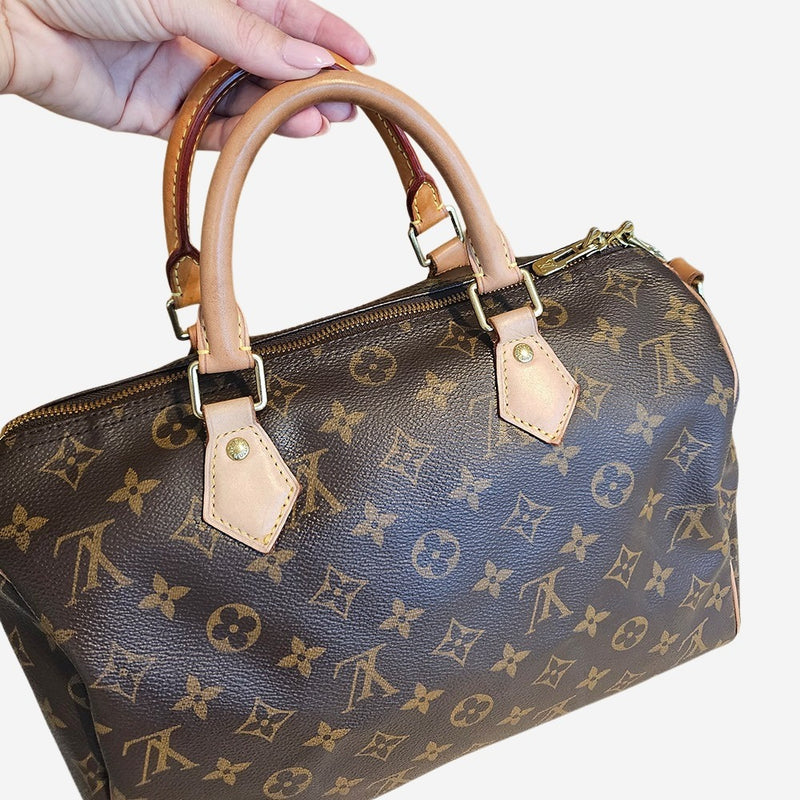 MONOGRAM CANVAS SPEEDY 30 BANDOULIERE
