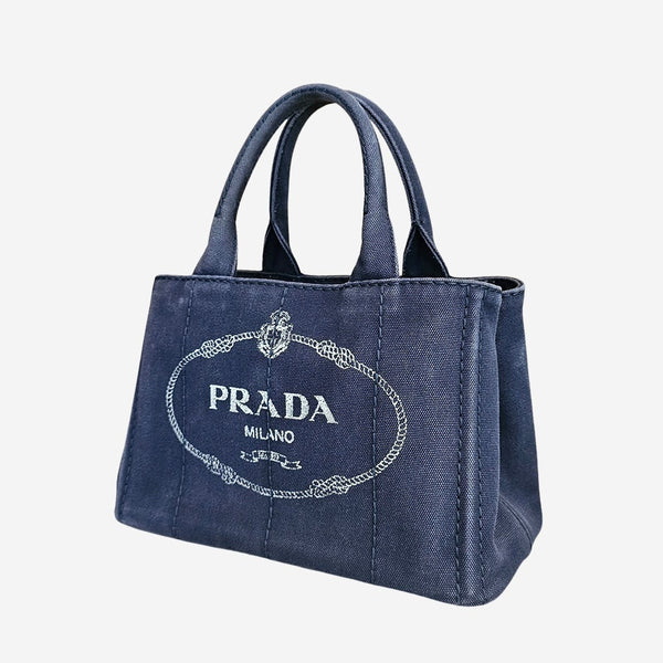 Mørkeblå Denim Canapa Tote Small
