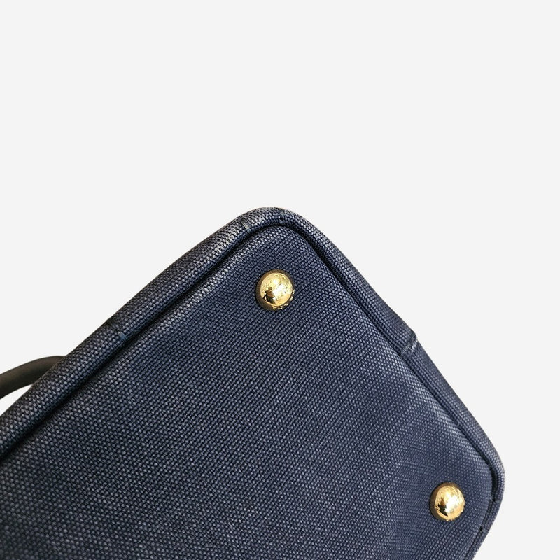 Mørkeblå Denim Canapa Tote Small