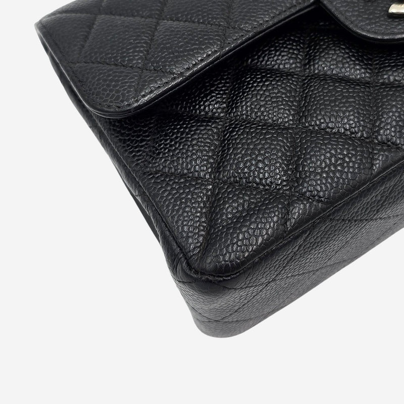 CAVIAR SMALL CLASSIC DOUBLE FLAP