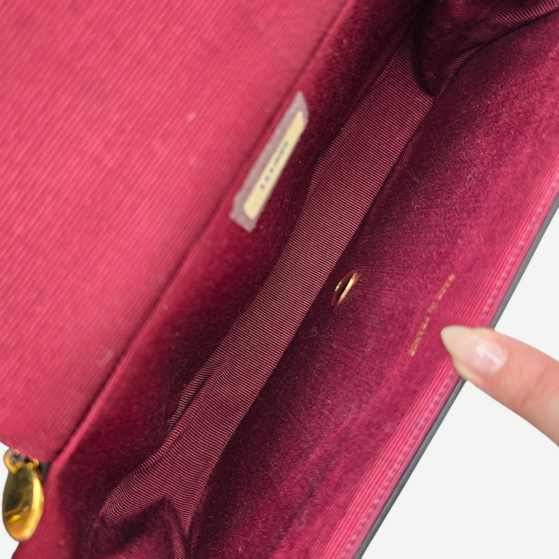 VINTAGE HALF MOON FLAP BAG