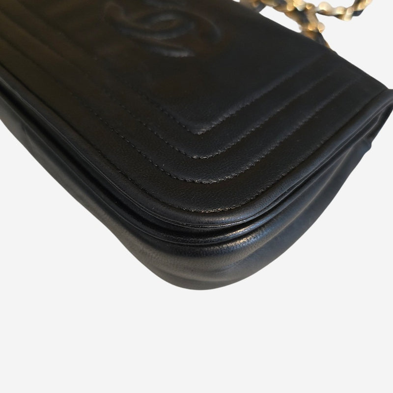 Sort Vintage mini CC flap