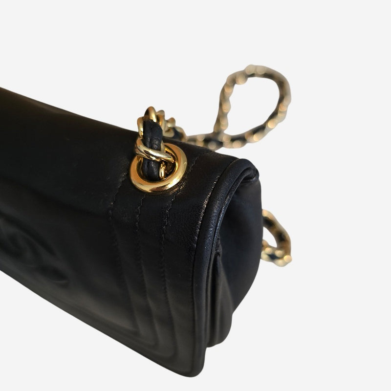 Sort Vintage mini CC flap