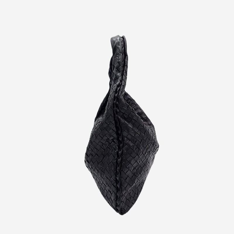 MEDIUM Fleur-de-lis EMBOSSED VENETA HOBO