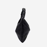 MEDIUM Fleur-de-lis EMBOSSED VENETA HOBO