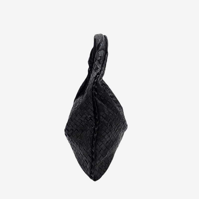 MEDIUM Fleur-de-lis EMBOSSED VENETA HOBO