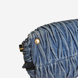 Denim 2-way handbag
