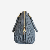 Grå Matelassé Nappa 2-way handbag