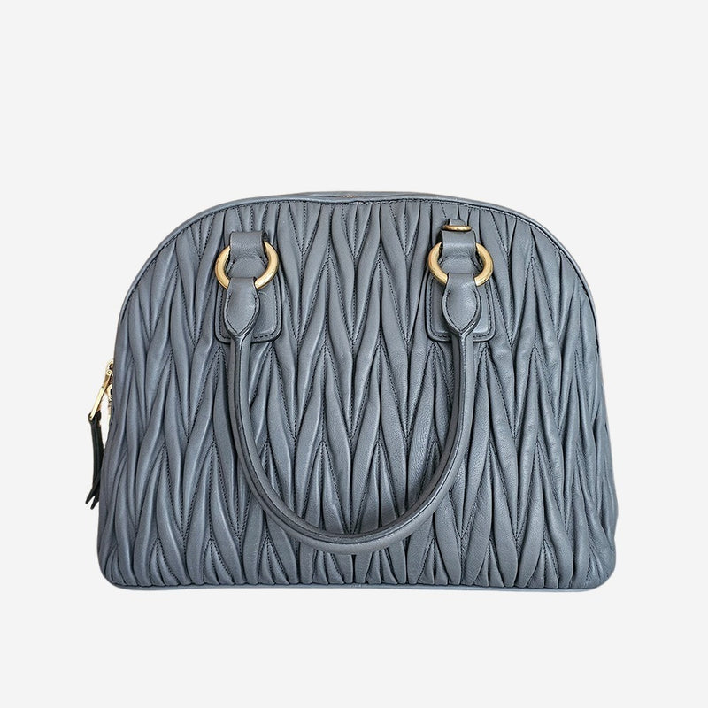 Grå Matelassé Nappa 2-way handbag