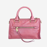 Gammel rosa Satchel Vitello 2-way