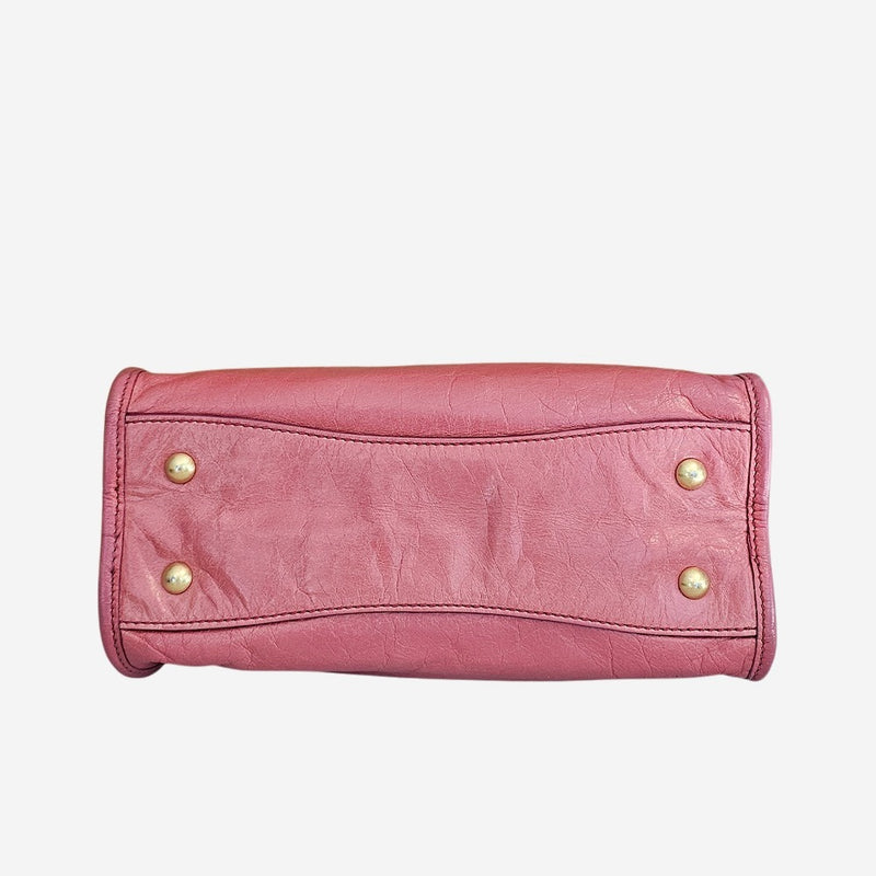 Gammel rosa Satchel Vitello 2-way