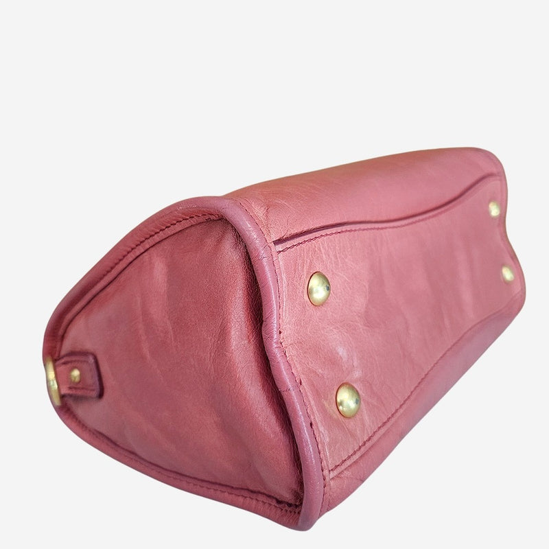 Gammel rosa Satchel Vitello 2-way