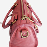 Gammel rosa Satchel Vitello 2-way