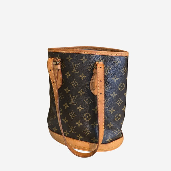 Monogram canvas bucket pm inkl. pouch