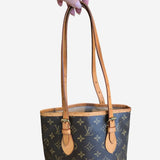 Monogram canvas bucket pm inkl. pouch