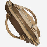 Beige Giant Hardware City Bag