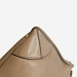 Beige 2-way handbag