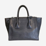 Mørkebrun Twin Pocket Tote