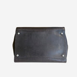 Mørkebrun Twin Pocket Tote
