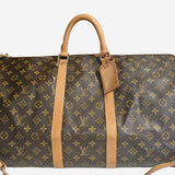 MONOGRAM CANVAS KEEPALL 55 BANDOULIERE