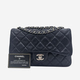 NAVY ACCORDION FLAP