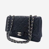 NAVY ACCORDION FLAP