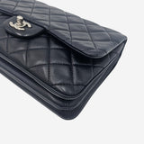 NAVY ACCORDION FLAP
