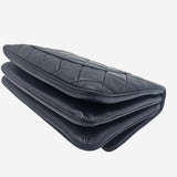 NAVY ACCORDION FLAP