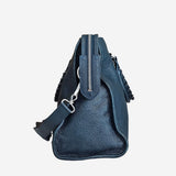 Navy metalic edge City bag