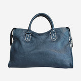 Navy metalic edge City bag
