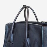 Mørkebrun Twin Pocket Tote